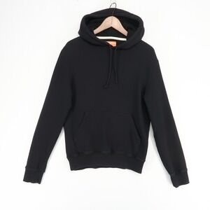 Calvin Klein X Raf Simons Hoodie Adult Small Black Brooke Shields‎ Orange Patch